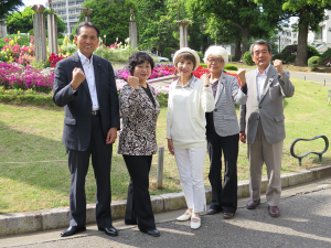 ５人の新県議団で公約実現へ