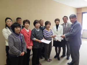 県立小児医療センター存続を求める連絡会申し入れ