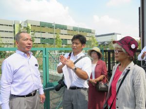 富士見市勝瀬地区の浸水地域を視察ー前原県議