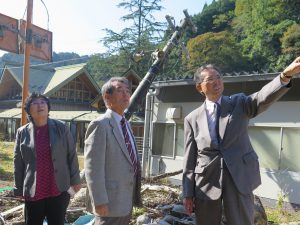 九州北部豪雨（朝倉市・東峰村）の被害について調査（九州災害視察２日目）　