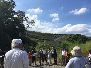 9月7日秩父郡市のメガソーラー視察と懇談