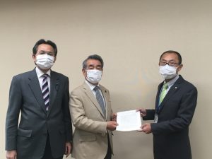 ＜コロナウイルス対策＞PCR検査体制強化など県に申し入れ