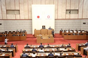 コロナ対策補正採択し、６月定例会閉会-柳下団長が談話