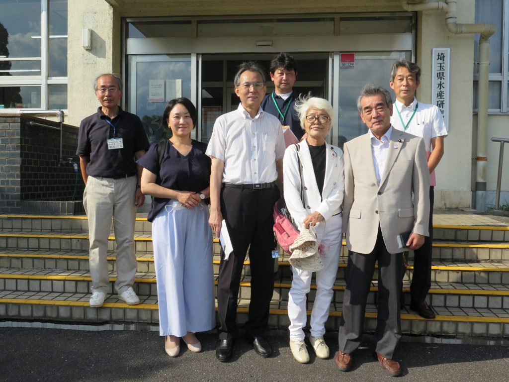 うるおいと豊かな川づくりに向けて　埼玉水産研究所