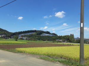 環境破壊招く小川町の太陽光発電施設視察