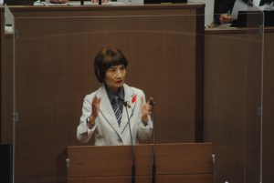 柳下礼子県議一般質問①「夏の痛恨の反省をもとに第6波に向けて職員増を」