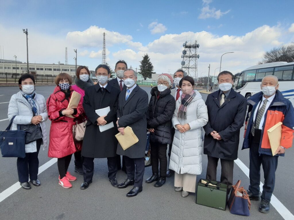 航空自衛隊入間基地増強の状況を視察